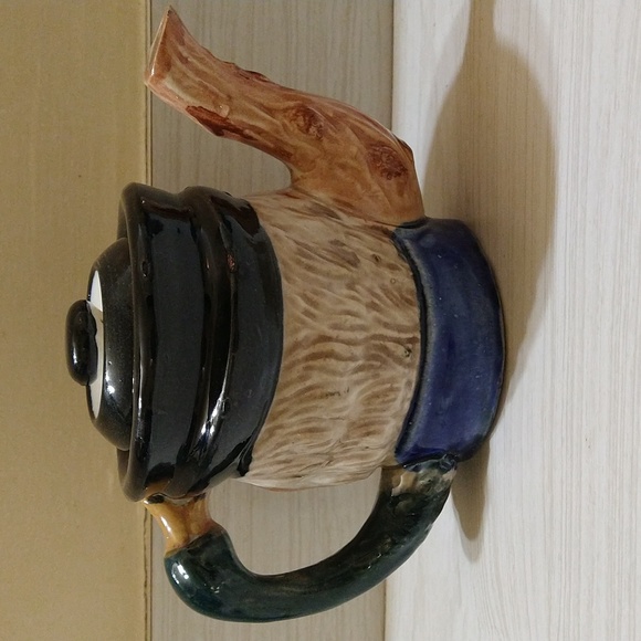 Vintage Toby Style Figural Teapot Colonial Head With Lid - Made In Japan - Picture 3 of 5